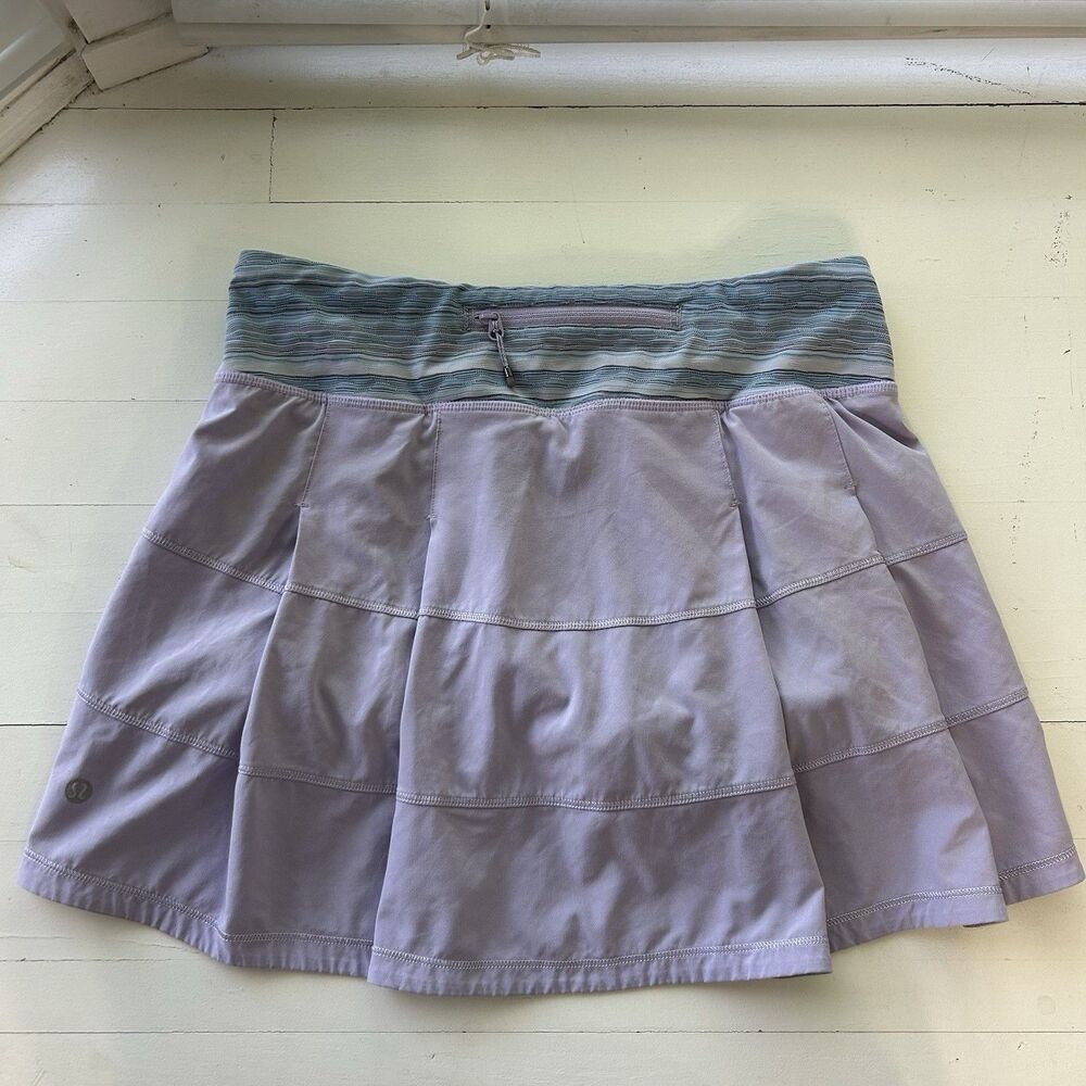 Lululemon Pace Rival Skirt II Lilac Purple Skort Size 4 Tennis Golf Pickleball